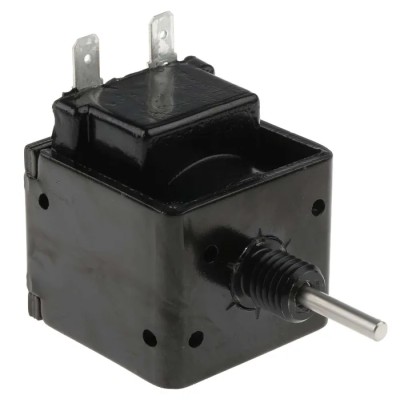Mecalectro Heavy Duty Single-Acting Push Pull Linear Solenoid 24V DC 16W 15mm Stroke Z815AB83