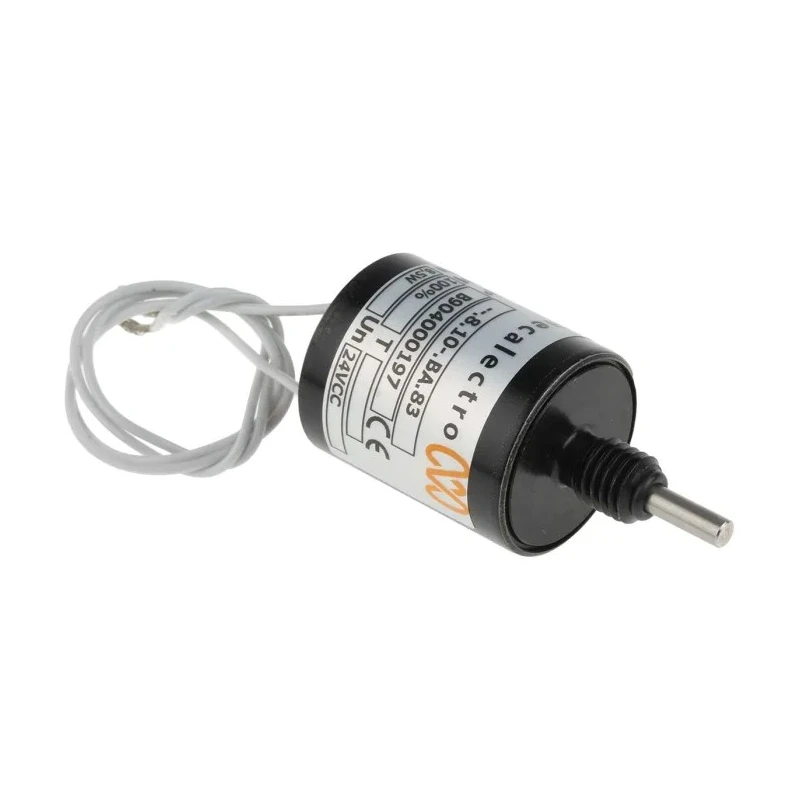 Mecalectro Linear Solenoid 24V dc Push Pull Actuation 63mm Length 810BA83