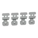 Schneider Electric PanelSeT Accessoires Series Steel Wall Bracket for Use with Spacial SBM Box 38.5 mm x 10 mm x NSYAEFPFSB