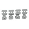 Schneider Electric PanelSeT Accessoires Series Steel Wall Bracket for Use with Spacial SBM Box 38.5 mm x 10 mm x NSYAEFPFSB