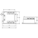 Celduc Single-phase Synchronous Solid State Power Relay Mount Adapter Series 35-4-145 RoHS Compliant 1LD00400