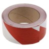 RS PRO Red White Polyvinyl Chloride Hazard Tape 50 mm x 33 m, 0.14 mm Thickness 171-9700