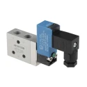 RS PRO Pneumatic Solenoid Valve 3/2 NC Solenoid/Spring G 1/8 24V dc 784-0048