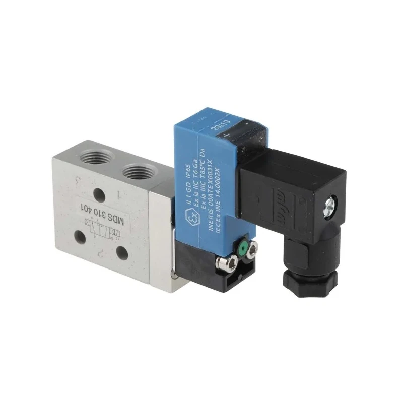 RS PRO Pneumatic Solenoid Valve 3/2 NC Solenoid/Spring G 1/8 24V dc 784-0048