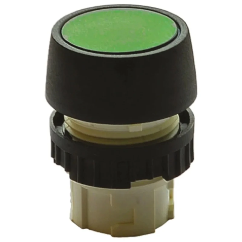 RS PRO Push Button Switch with Green Round Actuator, IP66 and IP67 Protection, Operating Temperature -10°C to 50°C 784-0063