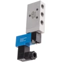 RS PRO Pneumatic Solenoid Valve 5/2 Solenoid/Spring Actuation G 1/8 Female Port 24V DC 1W Power 450 L/min Flow 10 784-0057