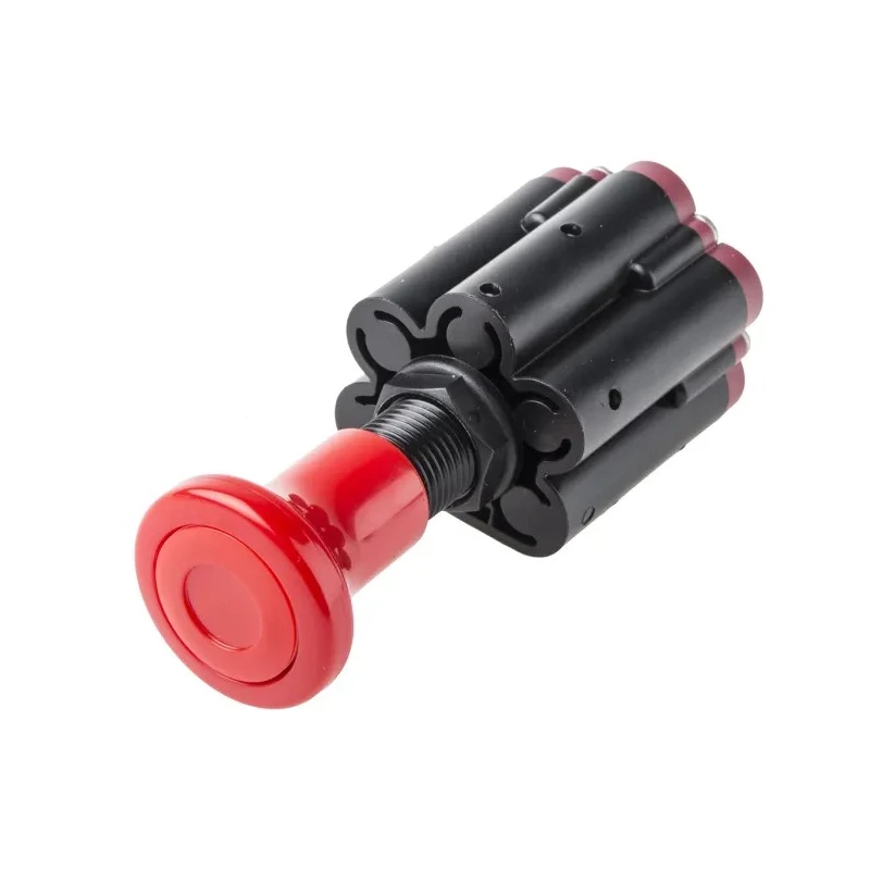 RS PRO Push Pull 4/2 Pneumatic Manual Control Valve, Push-In 6 mm, Red Control Button, Max Pressure 16 Bar, Max 784-0076