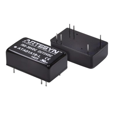 Artesyn / Advanced Energy ATA DC/DC Converter, 12V DC Output, 500 mA, 36V DC Max Input, 9V Min Input, 6W Power ATA01B18-L