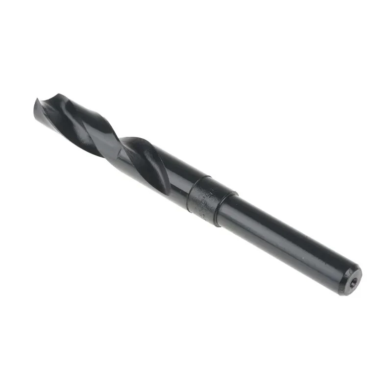 RS PRO HSS Helical Flute Reduced Shank Drill Bit 15.5mm Diameter 156mm Overall Length Black Finish 784-4822