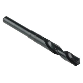 RS PRO HSS Helical Reduced Shank Jobber Drill Bit 15 mm Diameter 156 mm Overall Length 118° Point Angle Black Finish 784-4829