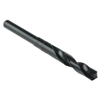 RS PRO HSS Helical Reduced Shank Jobber Drill Bit 15 mm Diameter 156 mm Overall Length 118° Point Angle Black Finish 784-4829