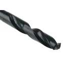 RS PRO HSS Helical Reduced Shank Jobber Drill Bit 15 mm Diameter 156 mm Overall Length 118° Point Angle Black Finish 784-4829