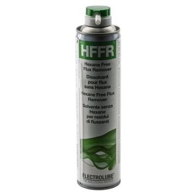 Electrolube Flux Remover Spray, Hexane Free, Fast Drying, Non-Halogenated Solvent Cleaner HFFR400DB