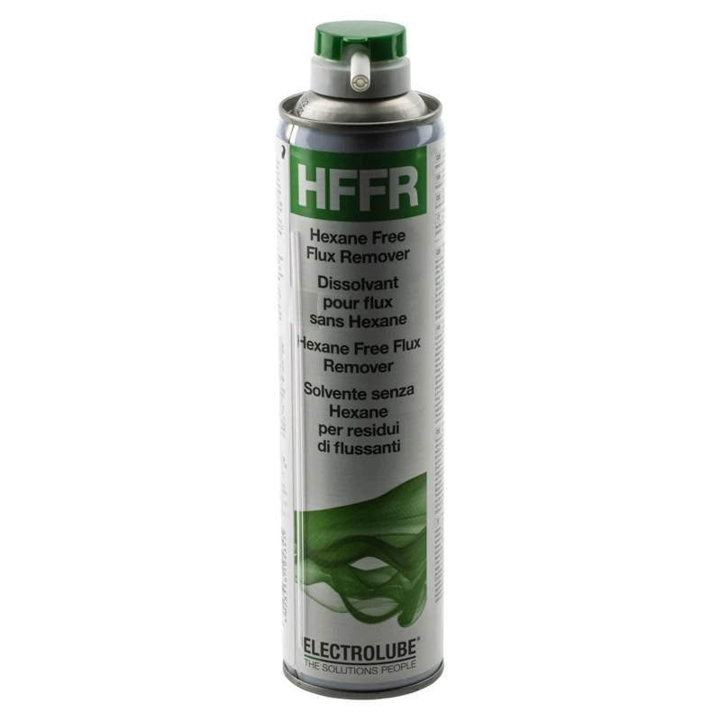 Electrolube Flux Remover Spray, Hexane Free, Fast Drying, Non-Halogenated Solvent Cleaner HFFR400DB