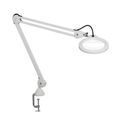 Luxo LED Magnifying Lamp with Table Clamp, 5dioptre, 127 mm Lens Diameter, 1.05m Maximum Reach LFG028261
