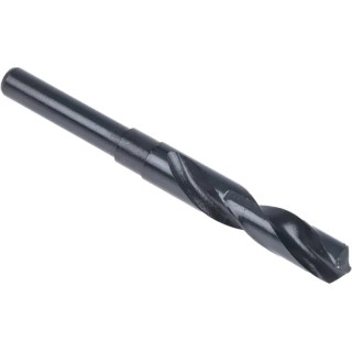 RS PRO High-Speed Steel (HSS) Twist Drill Bit, 16mm Diameter, 156mm Overall Length, Reduced Shank, Black Finish 784-4826