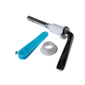 RS PRO Chrome Low Level Cistern Handle Toilet Fitting United Kingdom 784-5364