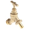 RS PRO Brass Twist Handle Bib Tap 1/2 in, 16 bar Maximum Pressure 784-5728
