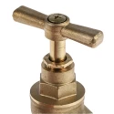 RS PRO Brass Twist Handle Bib Tap 1/2 in, 16 bar Maximum Pressure 784-5728