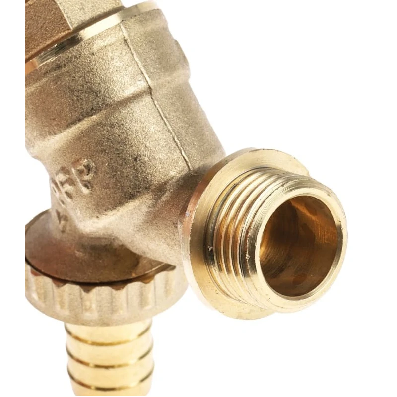 RS PRO Brass Twist Handle Bib Tap 1/2 in, 16 bar Maximum Pressure 784-5728