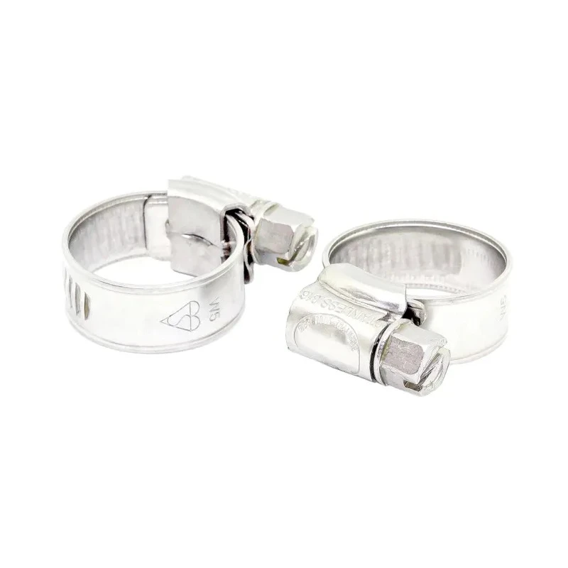 RS PRO 316 Stainless Steel Slotted Hex Hose Clip 12.3mm Width 9.5-12mm ID 172-0592