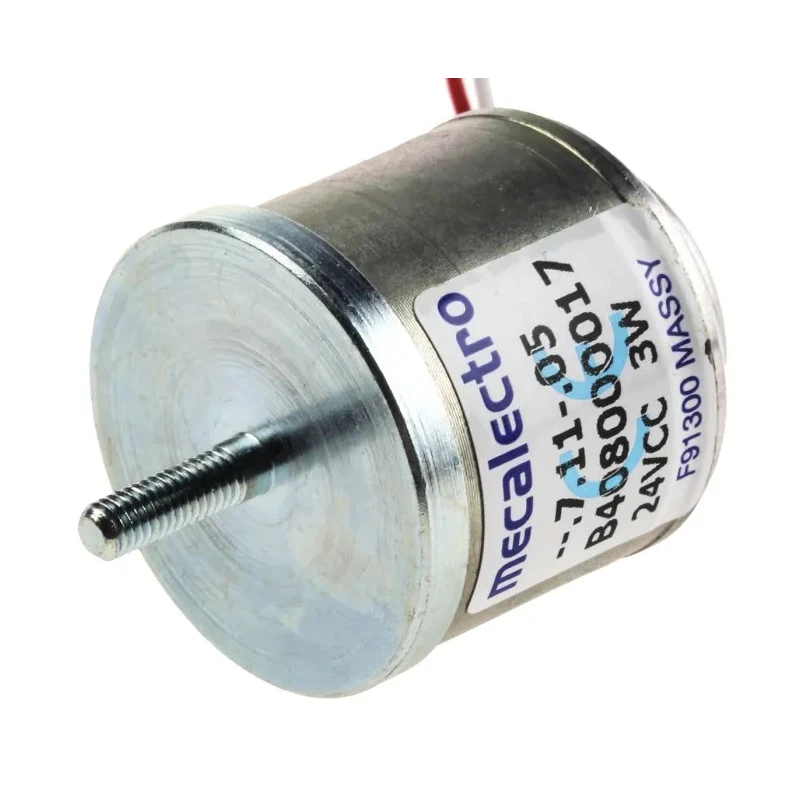 Mecalectro Electromagnetic Holding Magnet 35 N Holding Force 24V DC Power On Disconnect 71105 24V