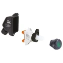 Bartec ComEx Series Illuminated Push Button Switch Panel Mount SPST Blue Green 07-3363-4820 + 05-0042-0050 + 05-0003-006600