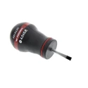 Facom Stubby Screwdriver 25 mm Blade, 81 mm Overall Length, Insulated, Silicon Steel Chromium Manganese Blade AT4X25