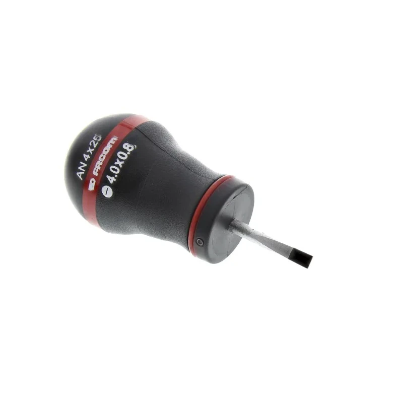 Facom Stubby Screwdriver 25 mm Blade, 81 mm Overall Length, Insulated, Silicon Steel Chromium Manganese Blade AT4X25