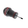 Facom Stubby Screwdriver 25 mm Blade, 81 mm Overall Length, Insulated, Silicon Steel Chromium Manganese Blade AT4X25