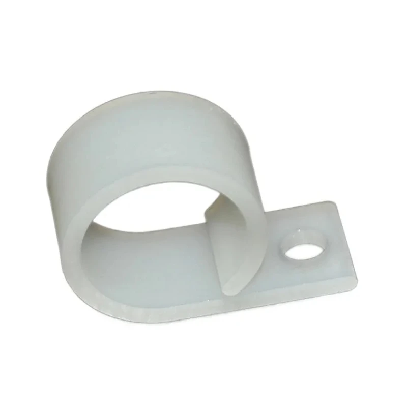 RS PRO Natural Polyamide 66 Cable Clip, 19.1 mm Max. Bundle Diameter, Screw Fixing, 32.54 mm Length, 12.7 mm Width 172-0849