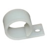 RS PRO Natural Polyamide 66 Cable Clip, 19.1 mm Max. Bundle Diameter, Screw Fixing, 32.54 mm Length, 12.7 mm Width 172-0849