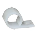 RS PRO Natural Polyamide 66 Cable Clip with Screw Fixing, Maximum Bundle Diameter 9.2 mm, Length 20 mm, Width 10.2 172-0847