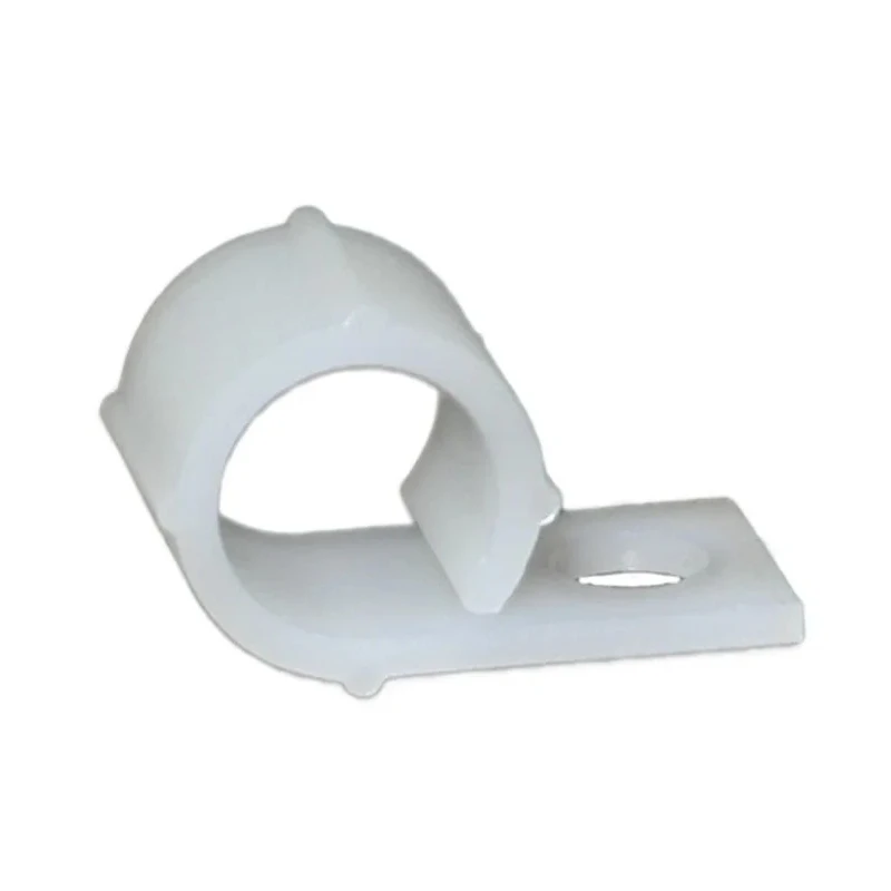 RS PRO Natural Polyamide 66 Cable Clip with Screw Fixing, Maximum Bundle Diameter 9.2 mm, Length 20 mm, Width 10.2 172-0847