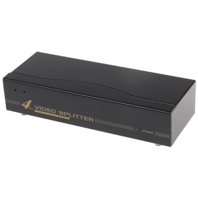 NewLink 4 Port 1 Input 4 Output VGA Splitter, 2048 x 1536 Pixel Resolution, 450 MHz Bandwidth NLKVS-534ADUO