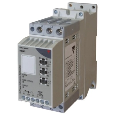Carlo Gavazzi 3 Phase Soft Starter, 400V AC, 11 kW, DIN Rail Mount, IP20 Protection RSGD4045E0VX20