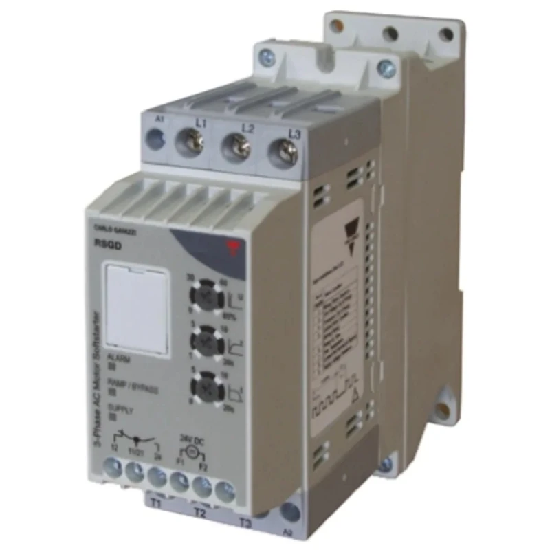 Carlo Gavazzi 3 Phase Soft Starter, 400V AC, 11 kW, DIN Rail Mount, IP20 Protection RSGD4045E0VX20