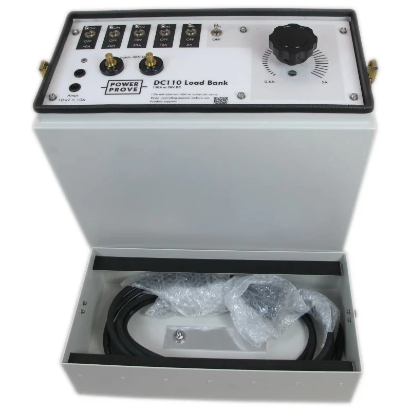 Powerprove Resistive Portable Load Bank 3 kW, 120 A, 28 V, IP20, Fan Cooled DC110/3/PWR