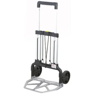 RS PRO Medium Duty Foldable Aluminium Sack Truck 125 kg Load, 485 mm x 350 mm Toe Plate, 175 mm Wheels, Model 784-6036