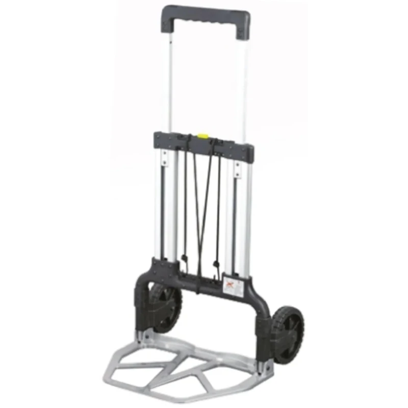 RS PRO Medium Duty Foldable Aluminium Sack Truck 125 kg Load, 485 mm x 350 mm Toe Plate, 175 mm Wheels, Model 784-6036