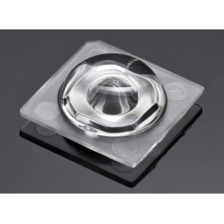 Ledil Siri Series 1-Way LED Lens Square Clear Polymethyl Methacrylate 58+132 ° Wide Angle CA12474_SIRI-A