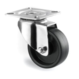 Tente Swivel Castor with 50 mm Polypropylene Wheel, 40 kg Load Capacity, Pressed Steel Frame 1470POO050P40
