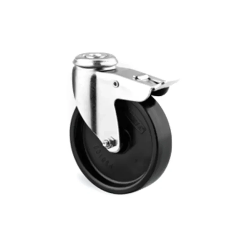 Tente Braked Swivel Castor 40 kg Capacity 75 mm Wheel Diameter Polypropylene 1477POO075P30-11