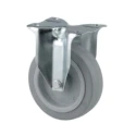 Tente Braked Swivel Castor 300 kg Load Capacity 160 mm Diameter Elastic Wheel Roller Bearing Hub Polyamide 3477UFR160P63