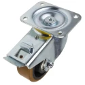 Tente Braked Swivel Castor Heavy Duty Steel Frame Polyamide Wheel 125 mm Diameter 660 kg Load Capacity 4687FTP125P63