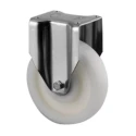 Tente Fixed Castor, 800 kg Load Capacity, 160 mm Polyamide Wheel, Pressed Steel Frame, Zinc Plated Finish 4688TOP160P63