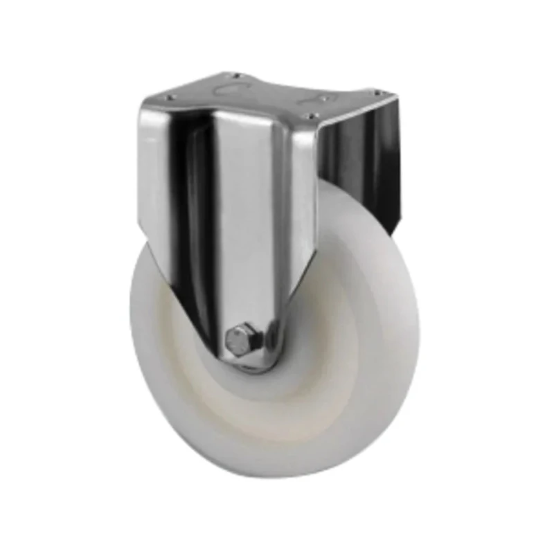 Tente Fixed Castor, 800 kg Load Capacity, 160 mm Polyamide Wheel, Pressed Steel Frame, Zinc Plated Finish 4688TOP160P63
