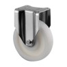 Tente Fixed Castor, 800 kg Load Capacity, 160 mm Polyamide Wheel, Pressed Steel Frame, Zinc Plated Finish 4688TOP160P63