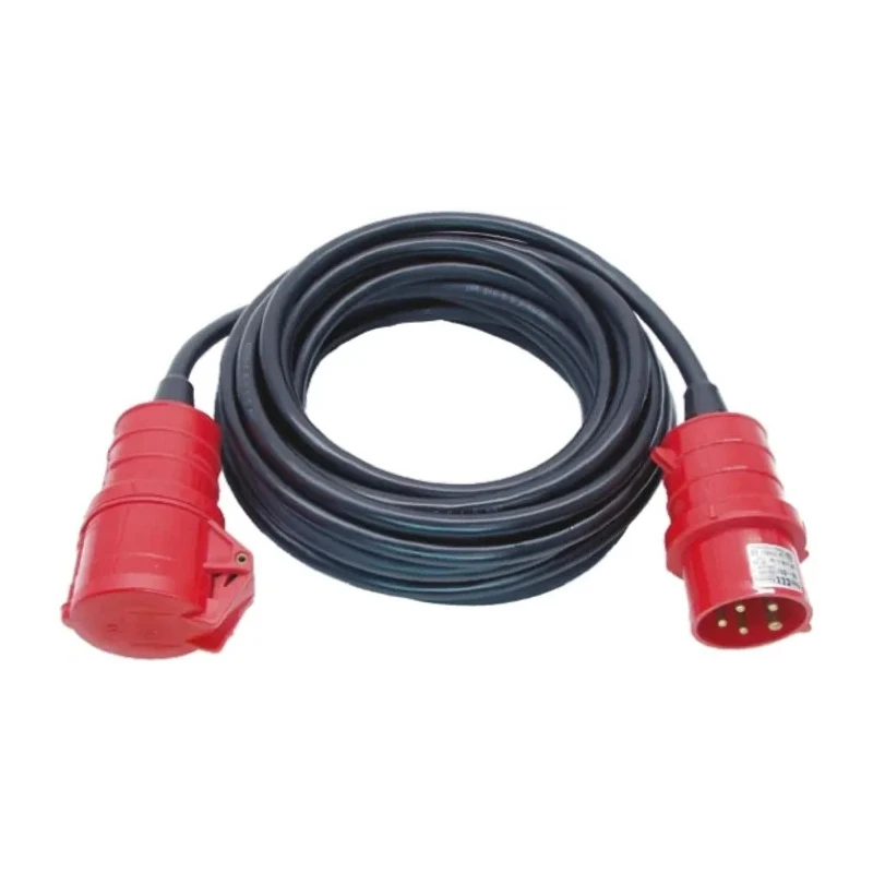 brennenstuhl 10 Meter 1 Socket BS4343/EN60309 400V-16A Extension Lead, Black Neoprene Jacket, IP44 Rated 1167710