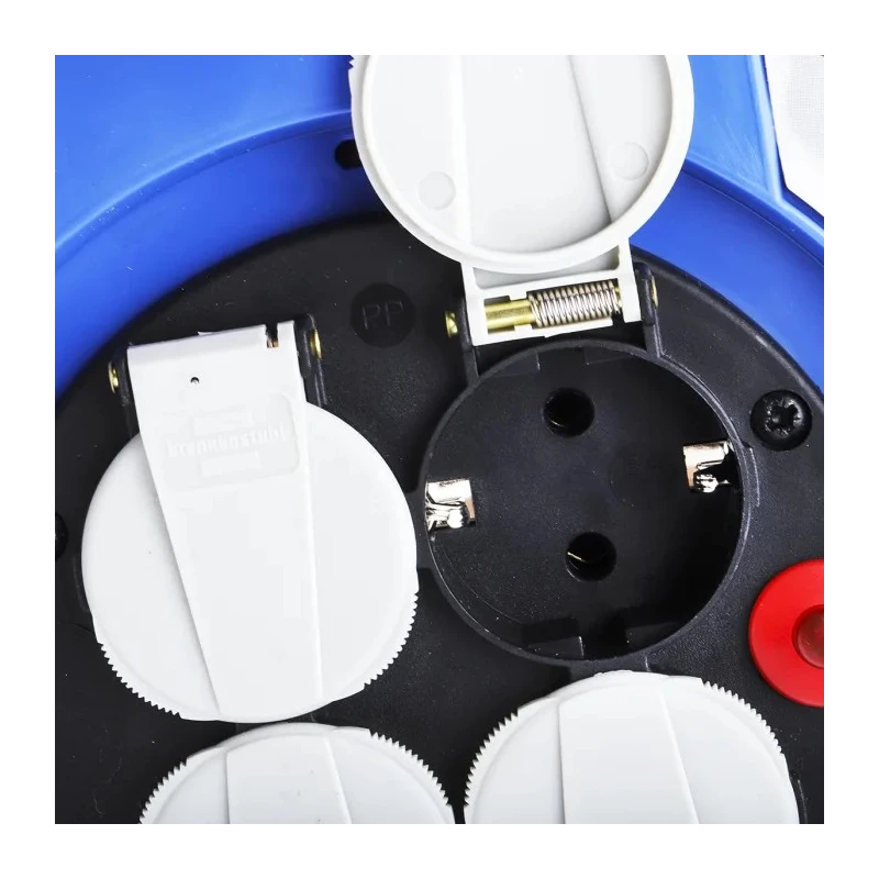 brennenstuhl Garant 25 m 4 Socket Type F - German Schuko Hose Reel Cable Reel 230V 16A IP20 1218050